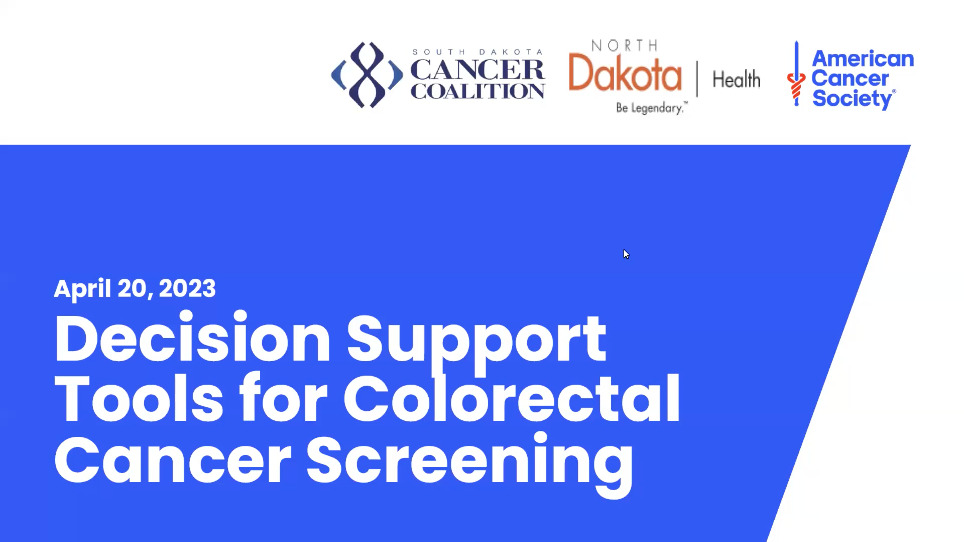 Decision Support for CRC Screening