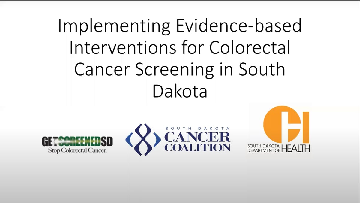 Implementing Evidence-Based Interventions for Colorectal Cancer Screening in SD